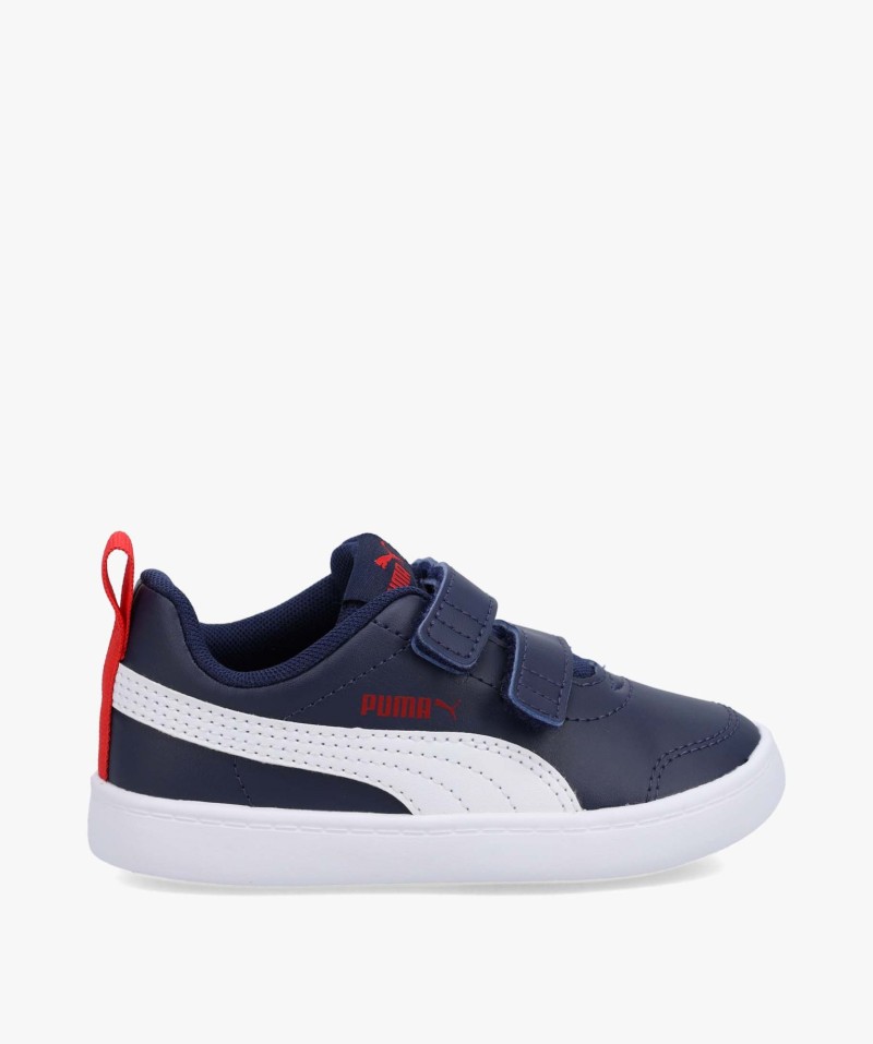 Baskets garçon bicolores à scratch – Puma Courtflex